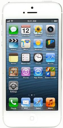 Смартфон Apple iPhone 5 32Gb White & Silver - Североморск