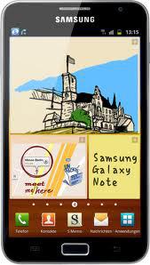 Смартфон Samsung Galaxy Note GT-N7000 Blue - Североморск