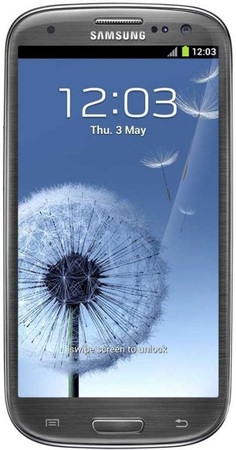 Смартфон Samsung Galaxy S3 GT-I9300 16Gb Titanium grey - Североморск